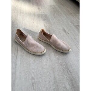Ugg Sammy Sneakers Women's Slip On Pink Glimmery Ribbed Knit Size 9 EUC